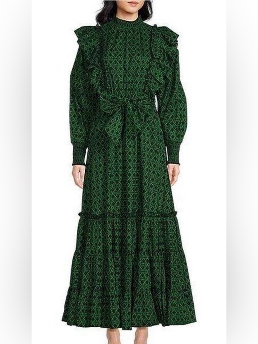 a loves a prairie dress in emerald